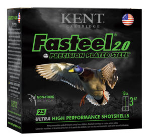 Kent Cartridge K123FS362 Fasteel 2.0 12 Gauge 3" 1 1/4 oz 2 Shot 25 Per Box/ 10 Case