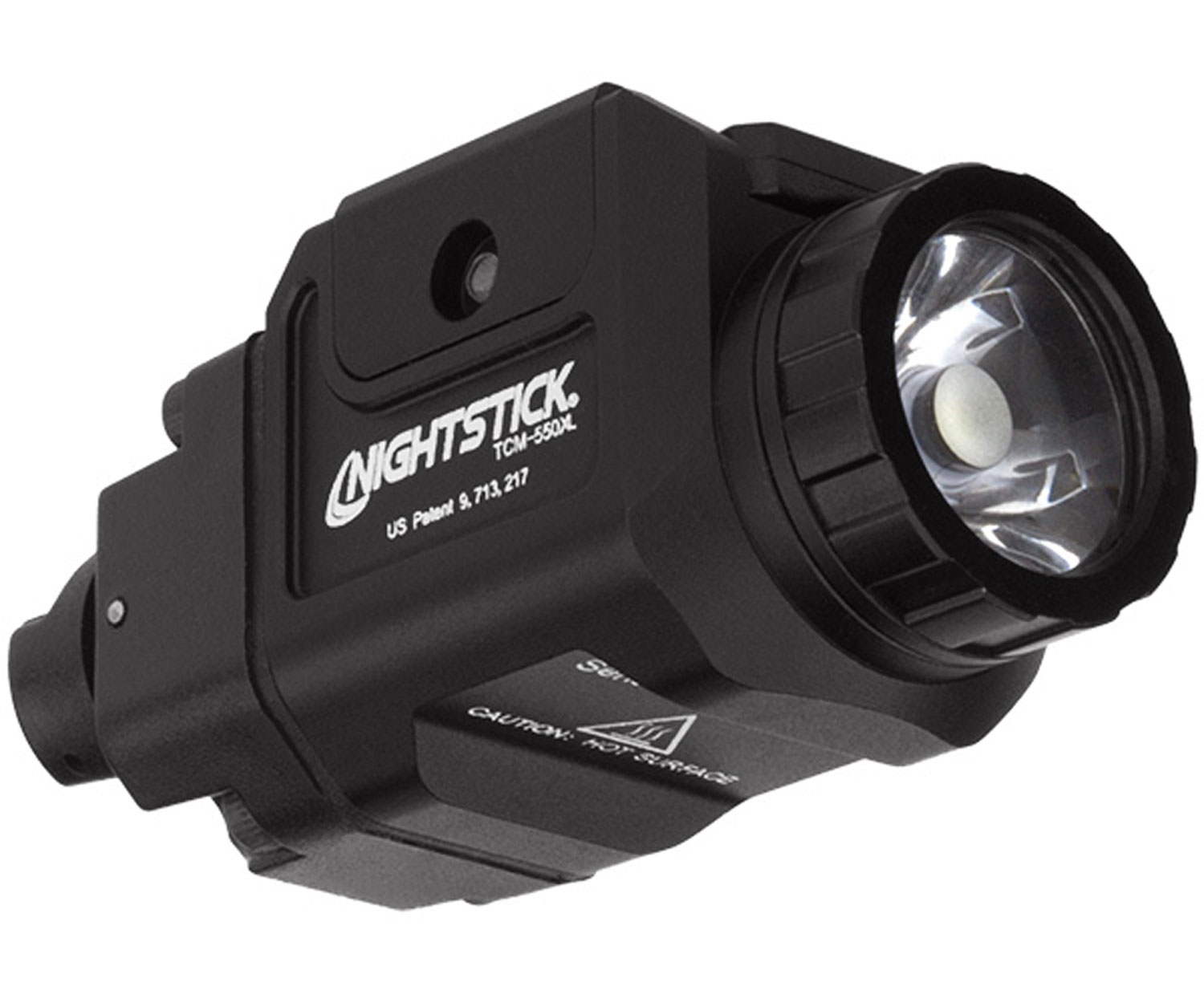 Nightstick TCM550XL Compact Weapon-Mounted Light Black Anodized 550 Lumens White LED