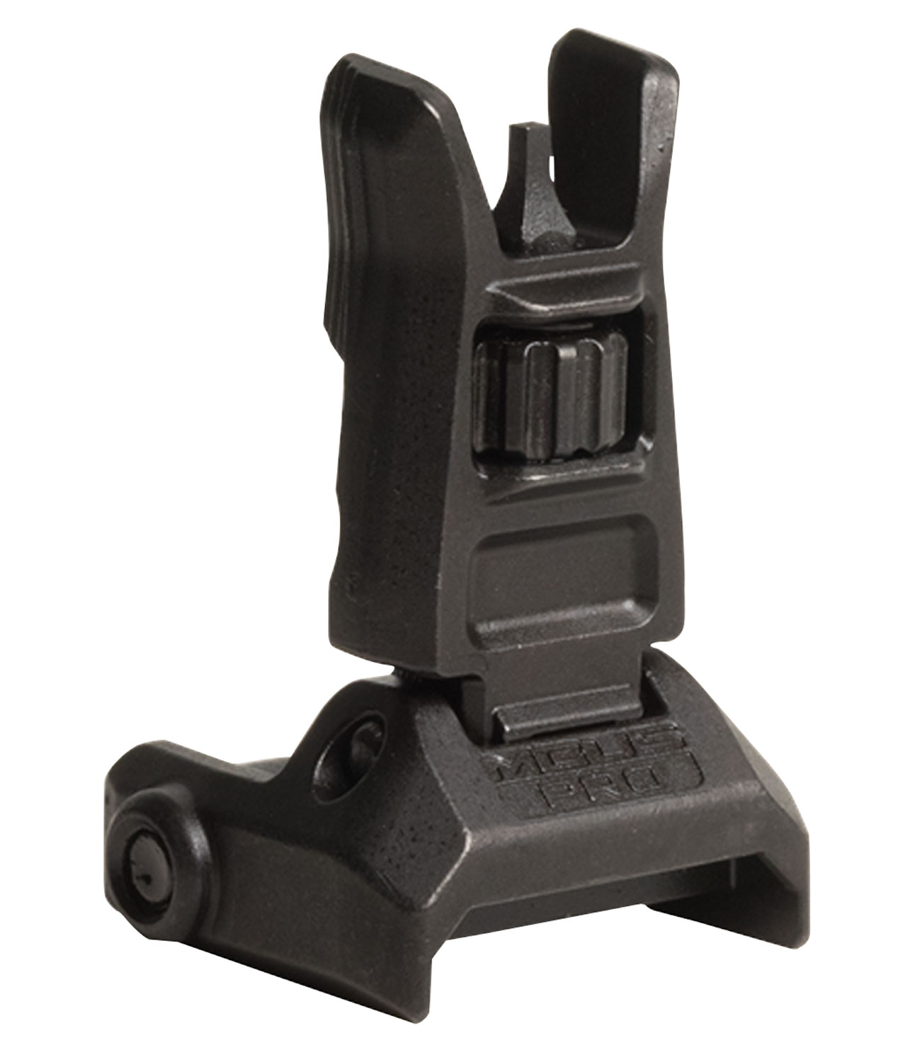 Magpul MAG275-BLK MBUS Pro Sight Front QPQ Melonited Steel Construction AR Platform