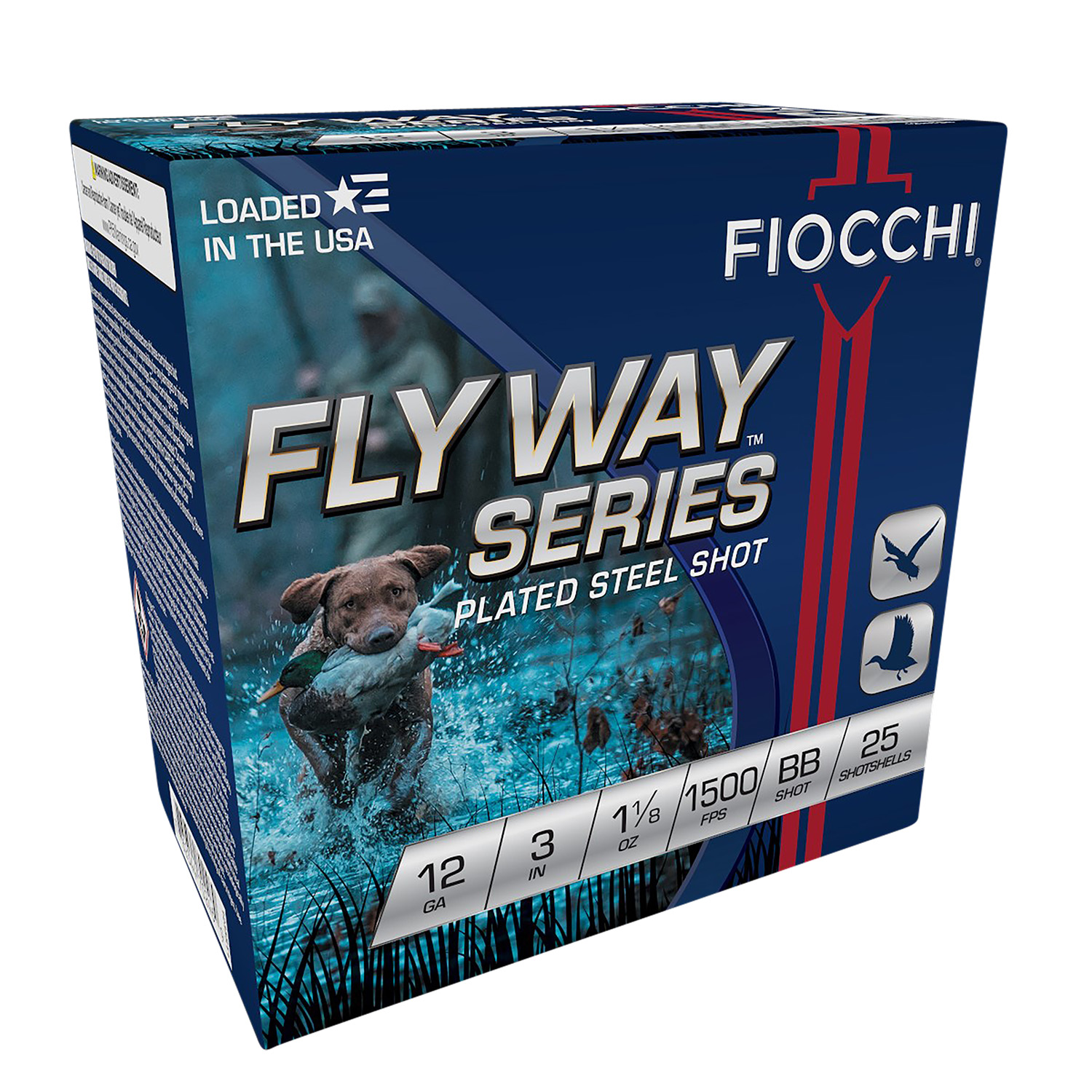 Fiocchi 123STBB Flyway 12Gauge 3" 1 1/8oz BBShot 25 Per Box/10 Case