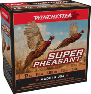 Winchester Ammo X12PH5 Super Pheasant Magnum High 12Gauge 2.75" 1 3/8oz 5Shot 25 Per Box/10 Case