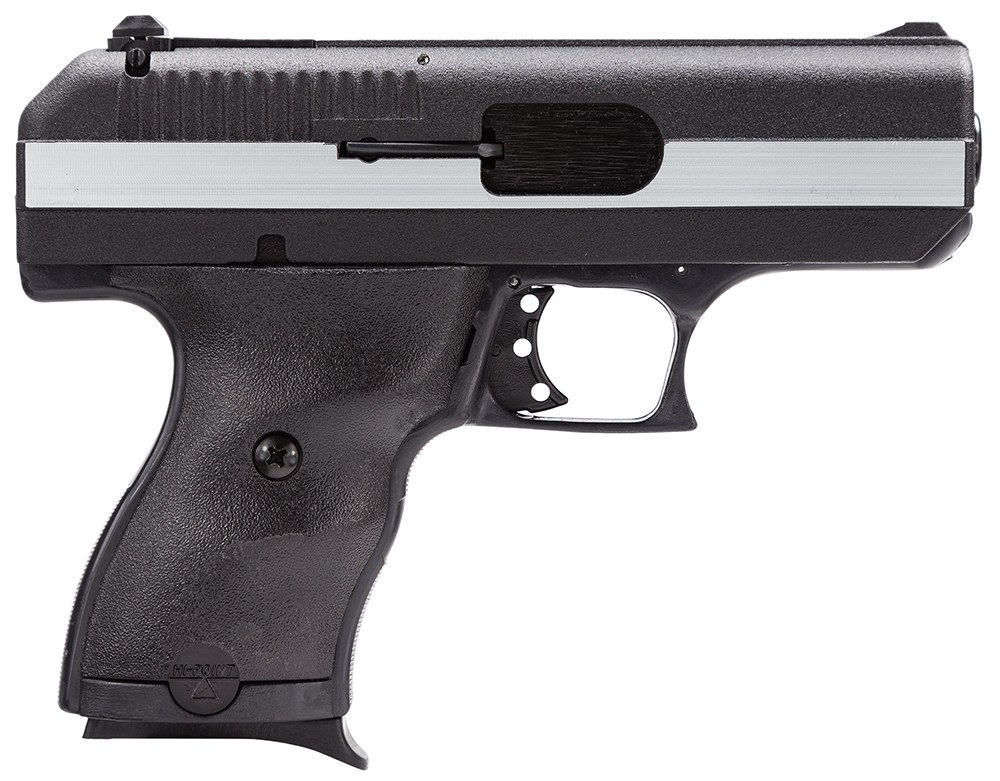 Hi-Point CF380HCT1 CF  380 ACP 8+1, 3.50" Black Steel Barrel, Black/Chrome Serrated Steel Slide, Black Polymer Frame & Grip