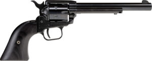 Heritage Mfg RR22B4-BBK Rough Rider  22 LR 6 Shot 4.75" Black Oxide Alloy Steel Barrel, Black Zinc Alloy Frame, Black Oxide Cylinder, Black Laminate Wood Grip