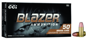 CCI 5203 Blazer Brass Handgun 9mmLuger 147gr Full Metal Jacket 50 Per Box/20 Case