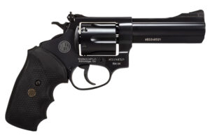 Rossi 2RM641 RM64 Medium Frame 357 Mag 6 Shot, 4" Black Steel Barrel, Cylinder & Frame, Black Textured Rubber Grip, Hammer Block Safety