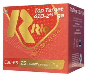 Rio Ammunition RC3675 Top Target  410 Gauge 2.50" 1/2 oz 7.5 Shot 25 Per Box/10 Case