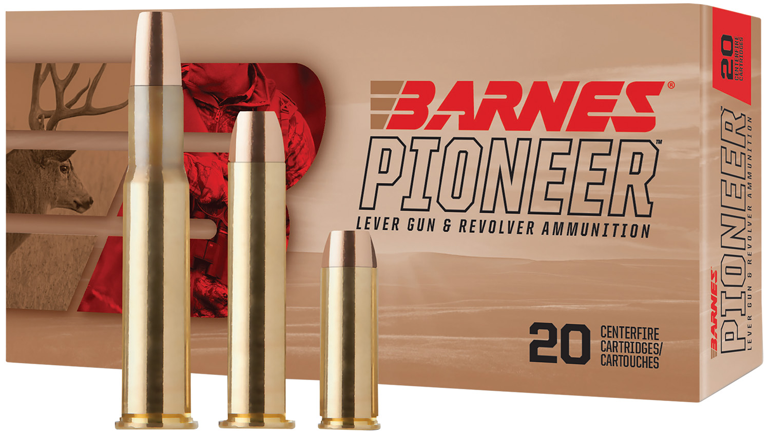 Barnes Bullets 32136 Pioneer 30-30Win 190gr 20 Per Box/10 Case