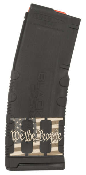 Black Rain Ordnance MAG303PERCENT Magazine  30rd 223 Rem/5.56 NATO We The People Engraving Fits AR-15 Platform