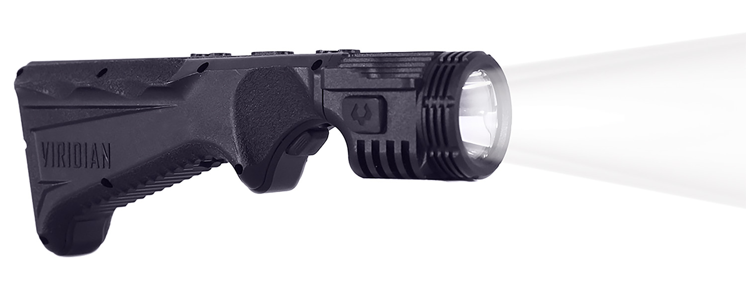 Viridian 9120089 4 LUX 2K Grip Light Black 2000 Lumens White LED