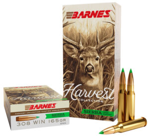 Barnes Bullets 32404 Harvest 308Win 165gr Sierra Tipped GameKing 20 Per Box/10 Case