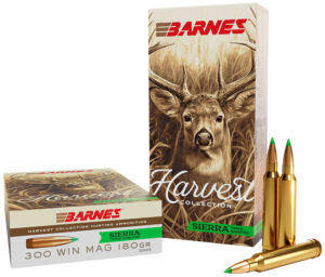 Barnes Bullets 32405 Harvest 300WinMag 180gr Sierra Tipped GameKing 20 Per Box/10 Case