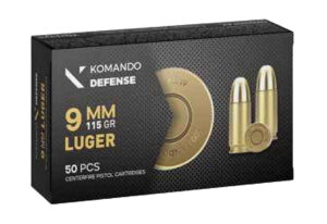 Dickinson LLC BRASS   9mm 115gr Full Metal Jacket 50 Per Box/20 Case