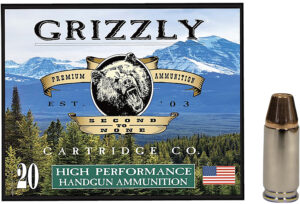 Grizzly Ammo GC9+P+CM8   9mm+P 147gr Full Metal Jacket Flat Point 20 Per Box/10 Case
