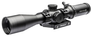 TruGlo TG-8541TLR Eminus Black Anodized 4-16x44mm 30mm Tube Dual Illuminated (Green/Red)TacPlex MOA Reticle