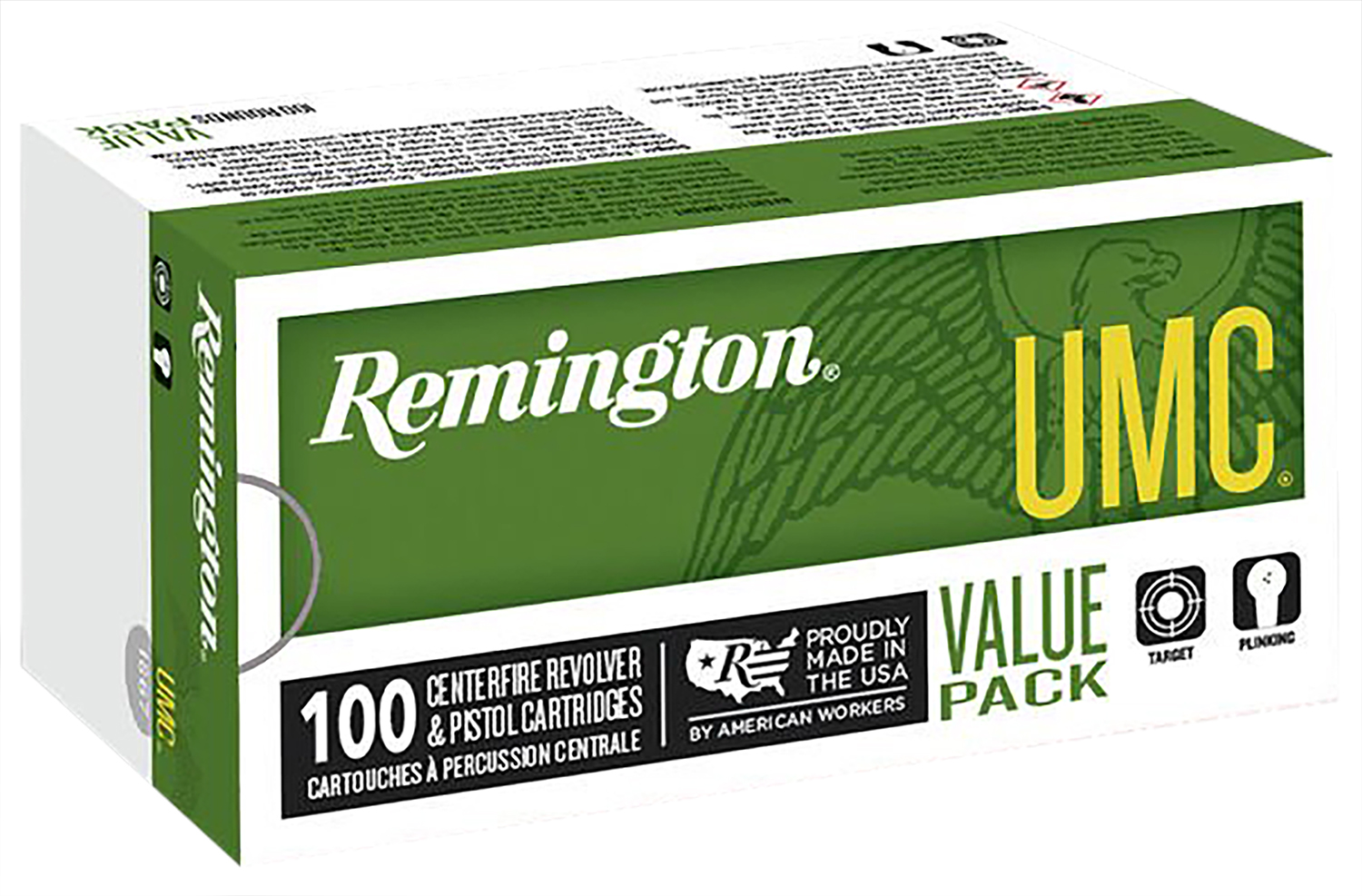 Remington Ammunition 23687 UMC Value Pack 40S&W 180gr Jacketed Hollow Point 100 Per Box/6 Case