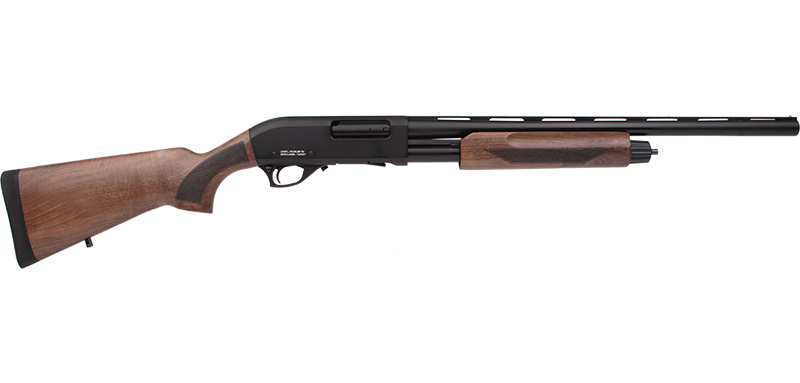 RIA Yth Pump 12ga 22" Blk/Walnut 5rd
