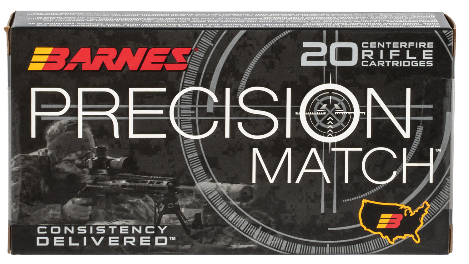 Barnes Bullets 30742 Precision Match 260Rem 140gr Open Tip Match Boat Tail 20 Per Box/10 Case