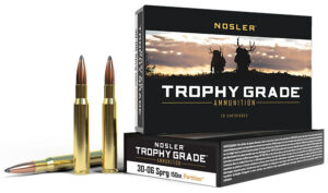 Nosler 60055 Trophy Grade  30-06Springfield 150gr Nosler Spitzer Partition 20 Per Box/10 Case