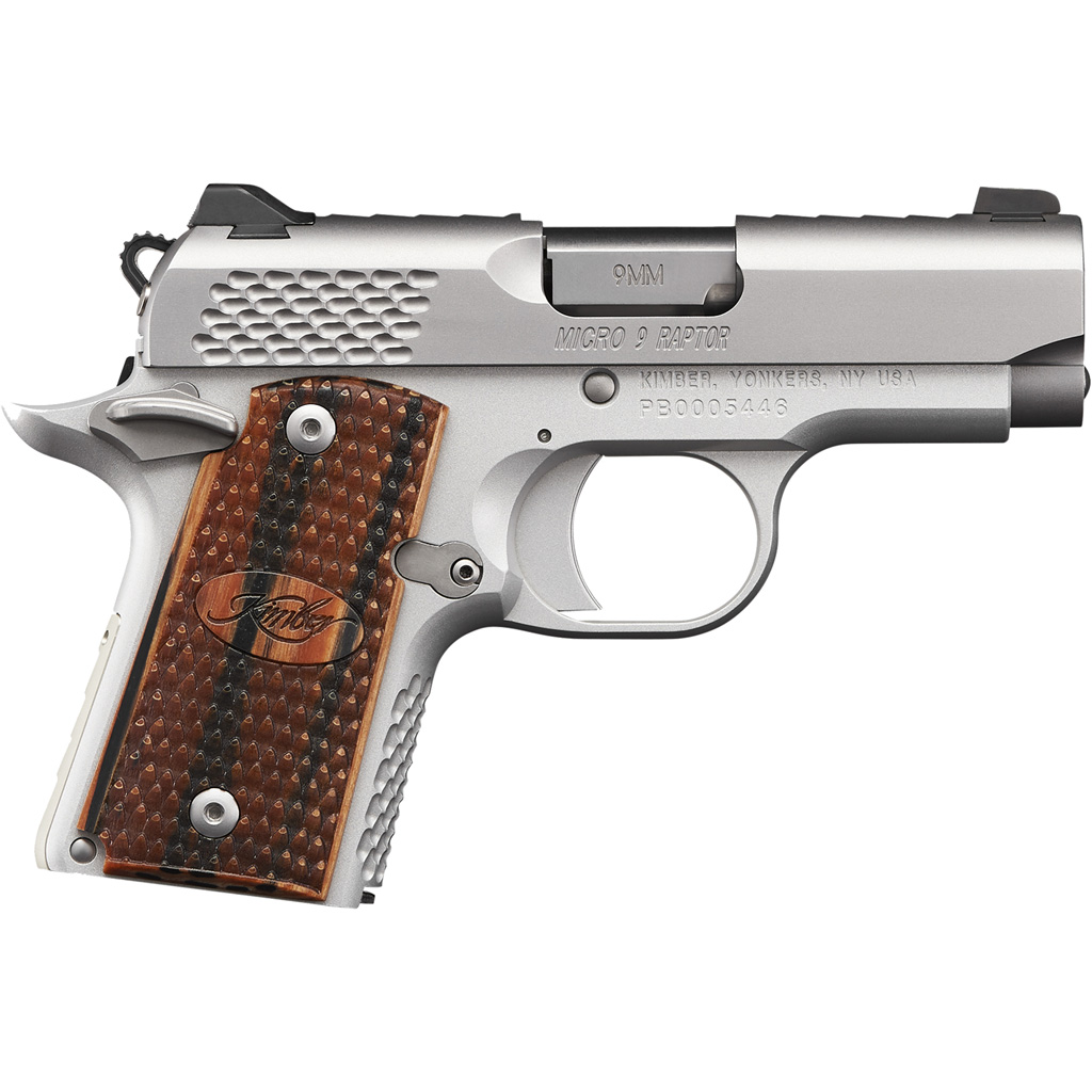 Kimber Micro 9 Raptor Pistol 9 mm 3.15 in. Stainless 7+1 rd.