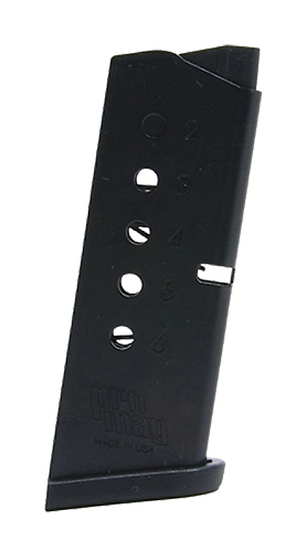 ProMag SMI20 Standard 6rd 380 ACP Fits S&W Bodyguard Blued Steel