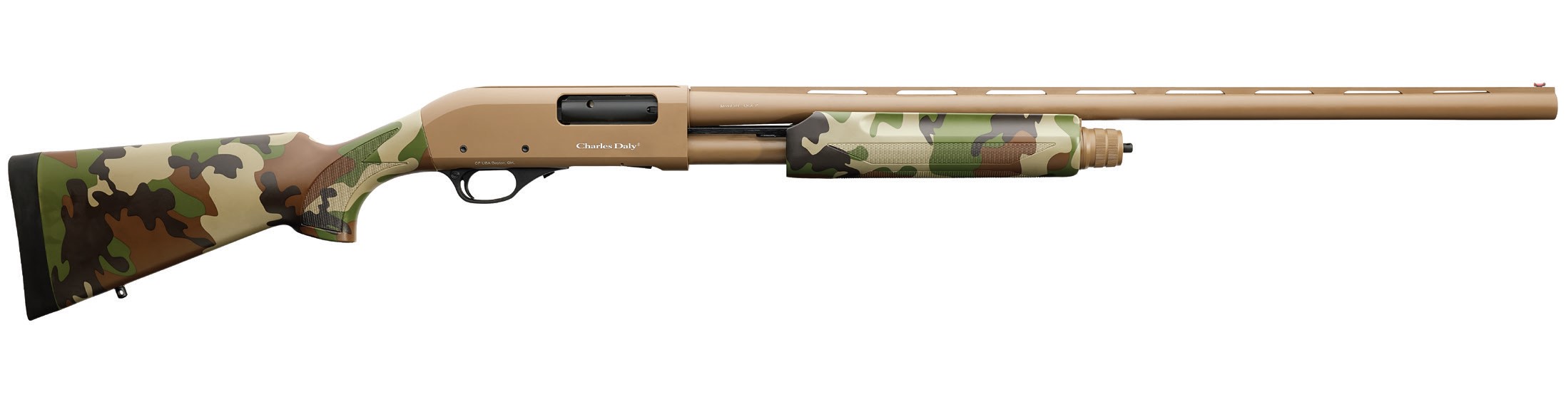 CHARLES DALY 301 PUMP FIELD 12/28 FDE/CAMO