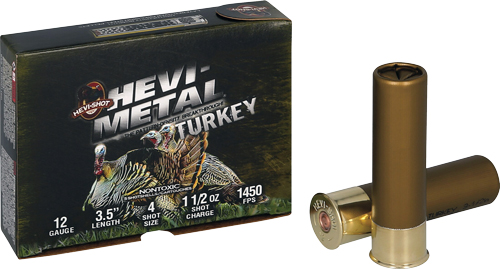 HEVI-SHOT HEVI METAL 12GA - 3.5" 1-1/2OZ #4 5RD 10BX/CS