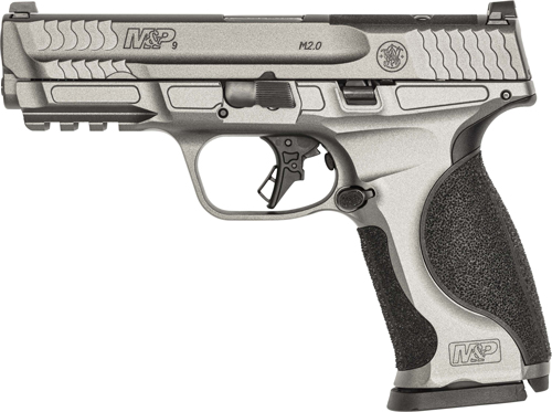 S&W M&P9 M2.0 METAL 9MM 4.25" - 10-SHOT TUNGSTEN GRAY CERAKOTE - Image 2