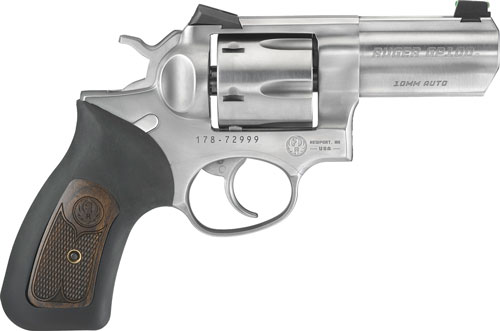 RUGER GP100 10MM 3" SS FIBER - OPTIC FRONT SIGHT WILEY CLAPP