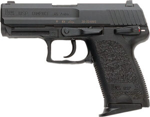 HK USP45 COMPACT V1 45ACP - 3.94" BBL 2-8RD BLACK