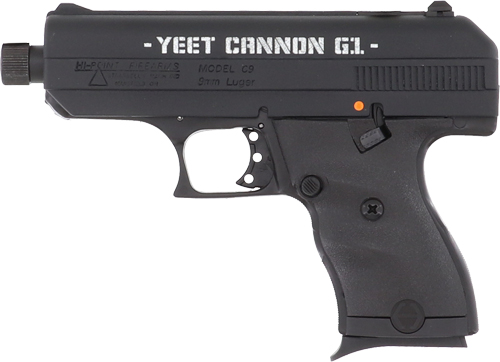 HI-POINT PISTOL C9 9MM 8RD - YEET CANNON G1 THREADED BLACK