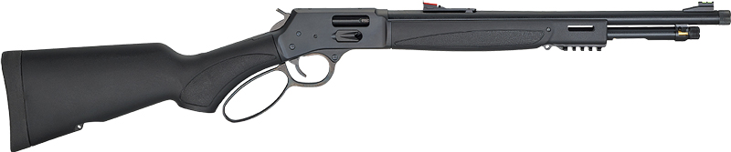HENRY X MODEL LEVER 44MAG/SPL - 17.4" TB BLUED BLACK SYN.