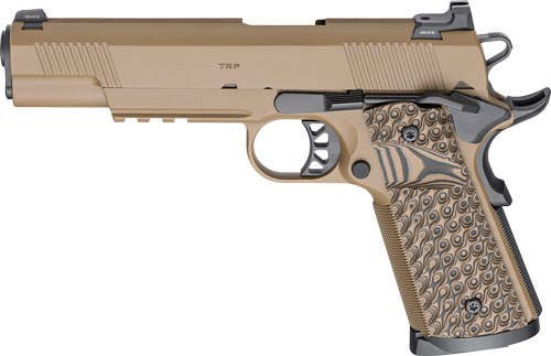 SPRINGFIELD 1911 TRP 45ACP 5" - 8RD COYOTE W/RAIL VZ GRIPS
