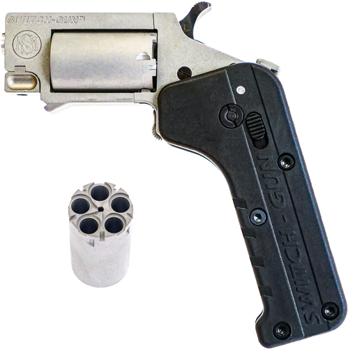 STAND MFG SWITCH GUN 22 MAG/LR - 5 SHOT STAINLESS CAN BE FOLDED