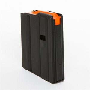 10-ROUND .223 AR BLK MAGAZINE W/ORANGE FOLLOWER