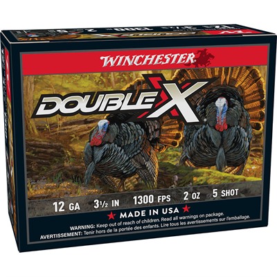 DOUBLE X TURKEY 12 GAUGE 3-1/2'' 2OZ #5 SHOT 10/BOX