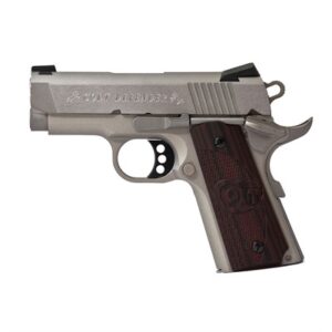 DEFENDER 45 ACP 3'' BBL (1)7RD MAG SS/BLACK W/CHERRY GRIP