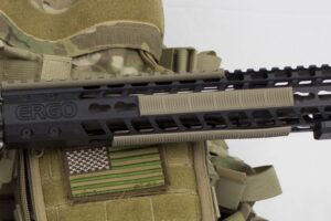 Ergo Grip 4 Pack of Black 7-Slot KeyMod WedgeLok Rail Covers