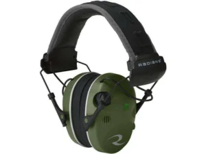 RADIANS R3400 QUAD MIC ELECTRONIC EARMUFF NRR24 MILITARY GREEN/BLACK AUX. JACK FOR SMART DEVICES