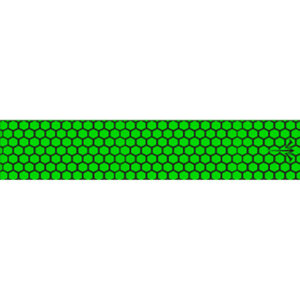 White Water Archery Honeycomb Fade Arrow Wraps Open Flo Green 5 in. x 1.125 in. 15 pk.