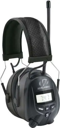 GSM WALKERS DIGITAL AM/FM/RADIO MUFF BLACK ( 4 PER CASE)