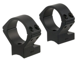 Talley 740734 Scope Mount/Ring Combo  Black Anodized 30mm Tube Weatherby Vanguard Medium Rings