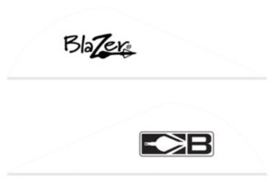 BOHNING BLAZER VANES - 2" SOLID WHITE 36PK