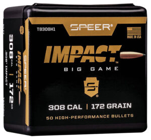 Speer TB308H1 Impact 30Cal 172gr Speer Impact 50 Per Box/5 Case