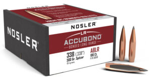Nosler 58518 AccuBond Long Range 338Cal 300gr Spitzer Point 100/Box