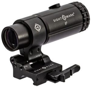 Sightmark SM19064 T-5 Magnifier 5X with Flip to Side Mount Matte Black 5 x 23 mm