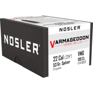 Nosler Varmageddon Bullets .224 Cal. 53 gr. FB Tipped 100 pk.