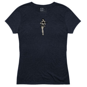 Magpul MAG1124410XS Hula Girl CVC Women's Navy Cotton/Polyester/Rayon Short Sleeve XS