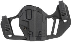 Uncle Mike's 79077 Apparition IWB/OWB Belt Clip Mount Compatible w/Glock 43/43X/Springfield Hellcat Black Polymer Ambidextrous