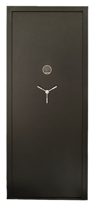 SnapSafe 75415 Vault Door In-Swing Black 12 Gauge Steel 36.8" W x 81"H Access Code/Key Entry