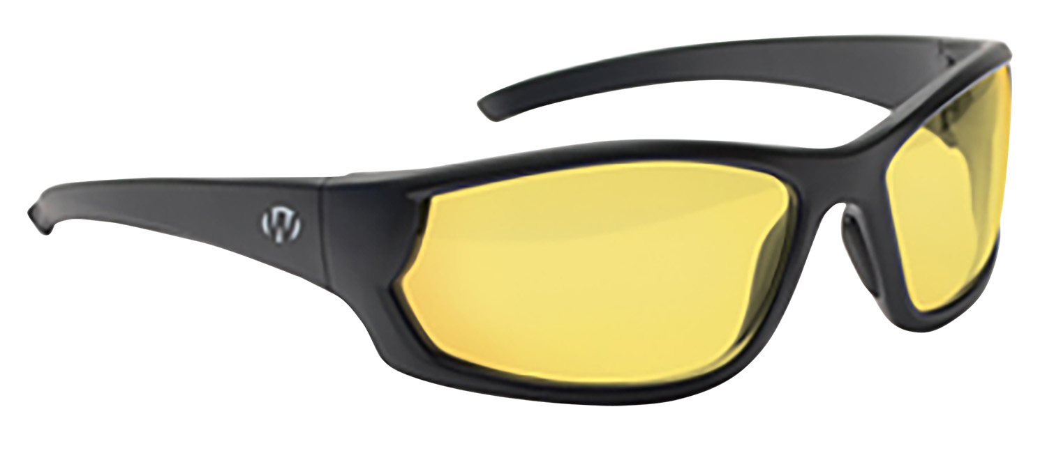 Walker's GWPIKNFF1AMB Ballistic Eyewear IKON Carbine Adult Amber Lens Matte Black Frame